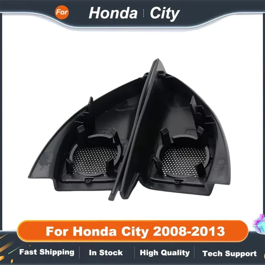 Angle Gum Mounts Car Radio Frame Fitting Kit for HONDA CITY 2008-2013 2Pcs Tweeter Speaker Cover Boxes Refitting Accessories