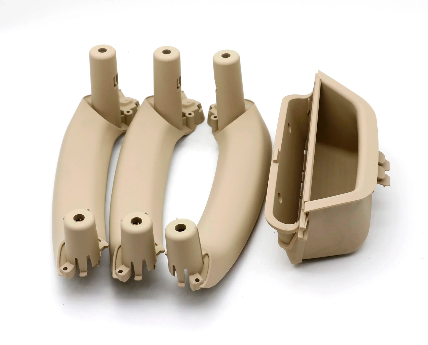 4PCS SET LHD RHD Car Interior Door Handle Cover Inner Panel Armrest Pull Trim Replacement For BMW X3 X4 F25 F26 2010-2016