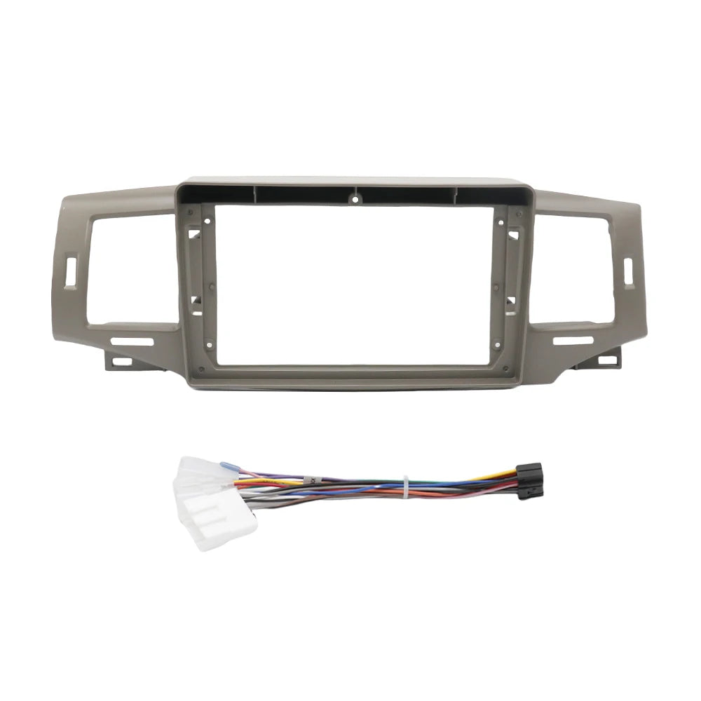 For 2002-2013 Toyota corolla 9inch dvd android stereo frame panel fascia dashboard audio player screen cables navigation harness