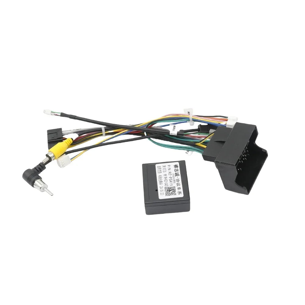 9 INCH Car Fascia Radio Android DVD Panel Dash Kit Install Adapter Console Frame Bezel  For Peugeot 301 CITRON ELYSEE 2014- 2018