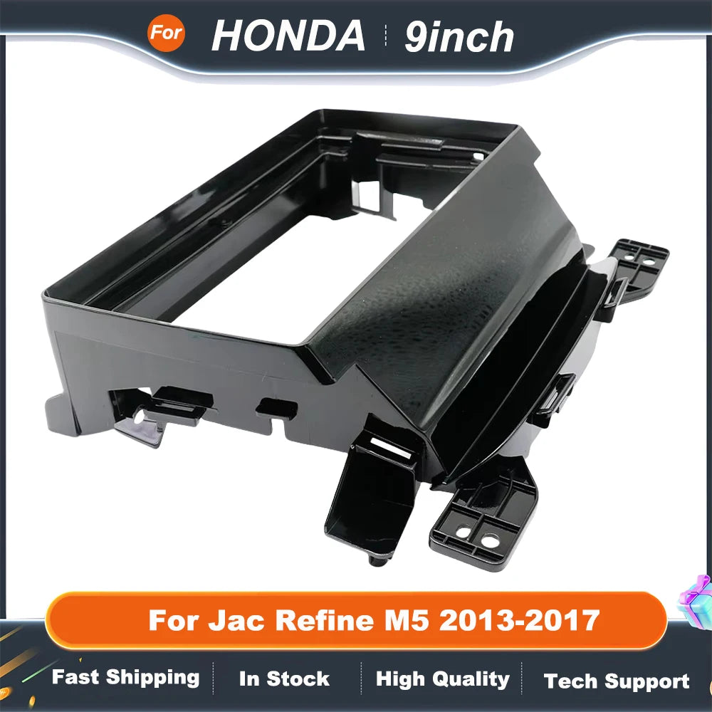 9 Inch Car Audio Fascia Panels Adapter For Jac Refine M5 2013-2017  Android Radio Dash Fitting Panel Kit