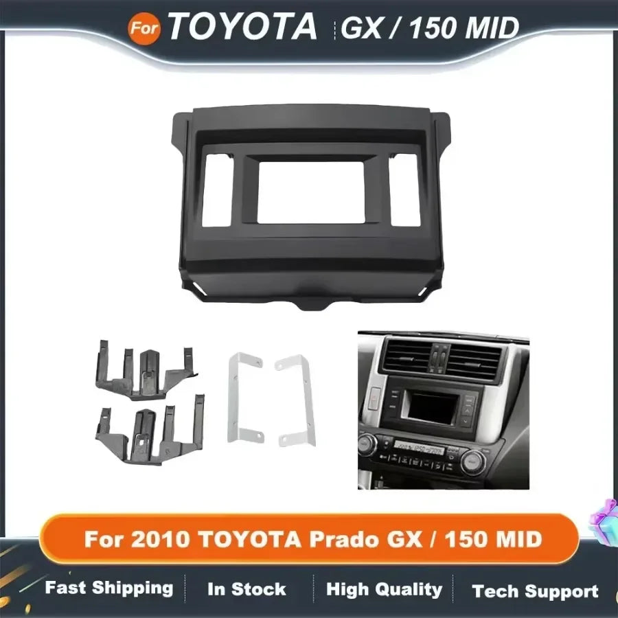 Car Stereo Fascia Panel Trim Surround for 2010 TOYOTA Prado GX/150 Dash Board Kit