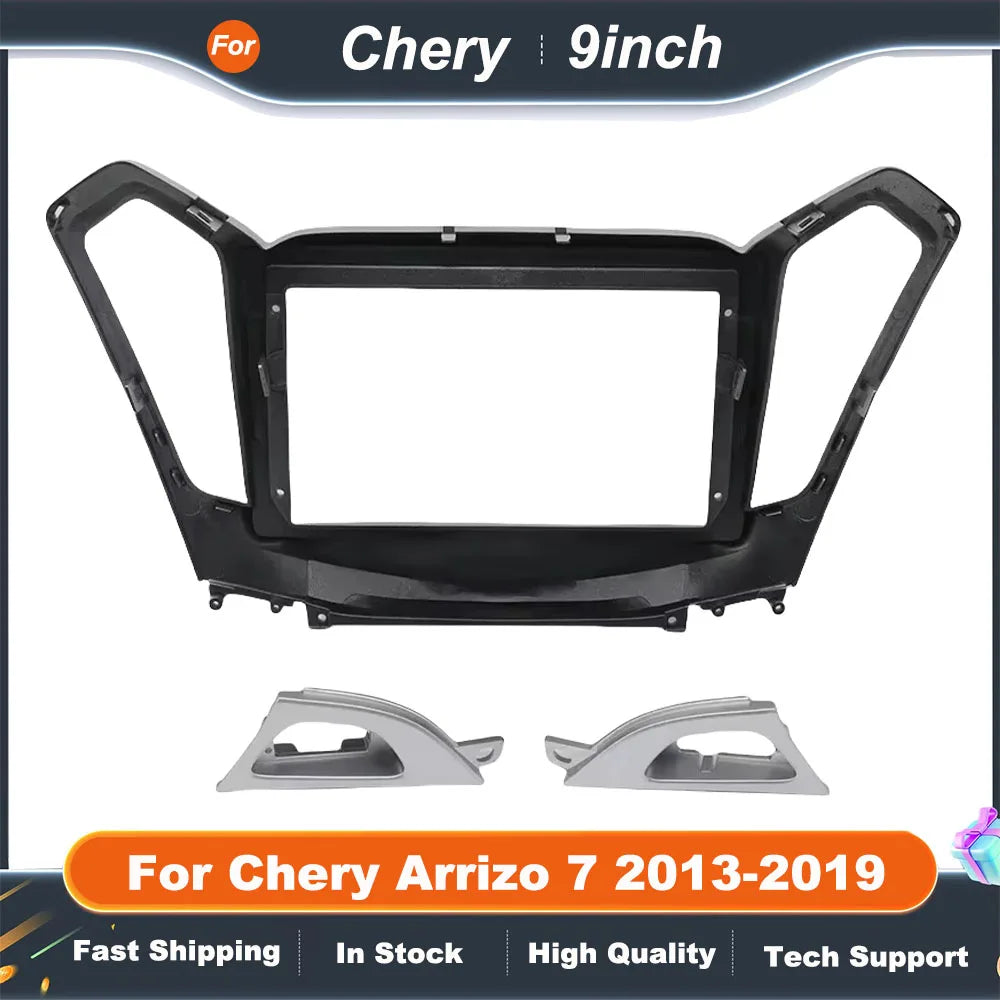 9 Inch Car Audio Fascia Panels Adapter For Chery Arrizo 7 2013-2019 Android Radio Dash Fitting Panel Kit