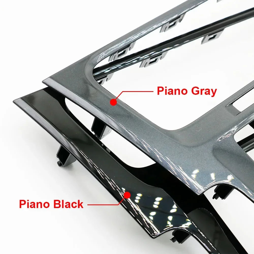 8 inch 9.2  car Radio Frame Decorative Piano Black/Gray/ Fibre Touch Screen Bezel Trim FasciasFor VW Golf 7 7.5 MIB2