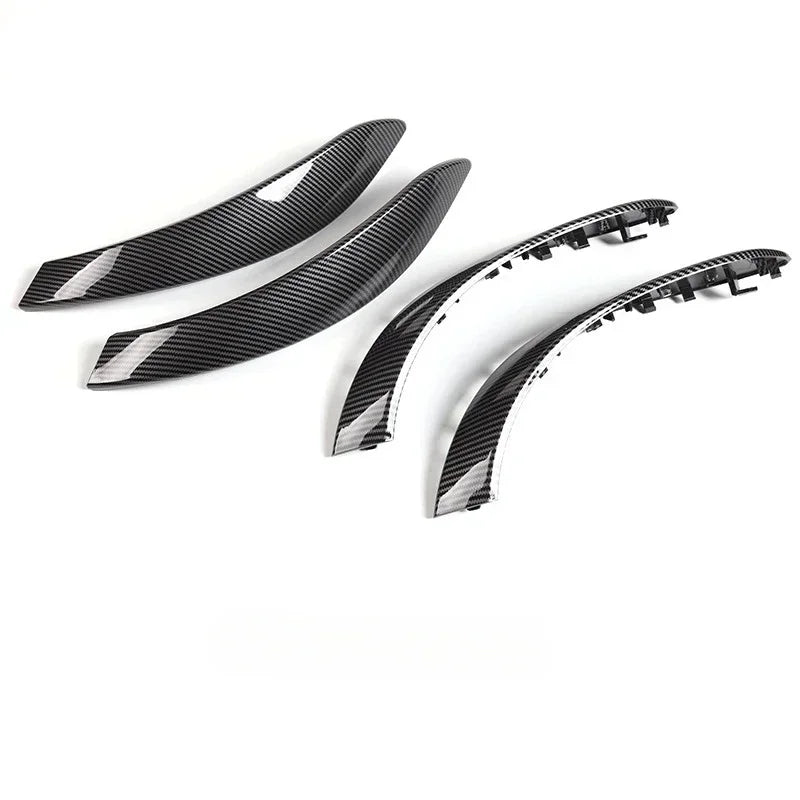 For BMW 3 4 Series F30 F31 F32 F33 F34 F35 F36 F80 2013-2018 Interior Fiber Door Pull Handle Outer Cover Trim Replacement