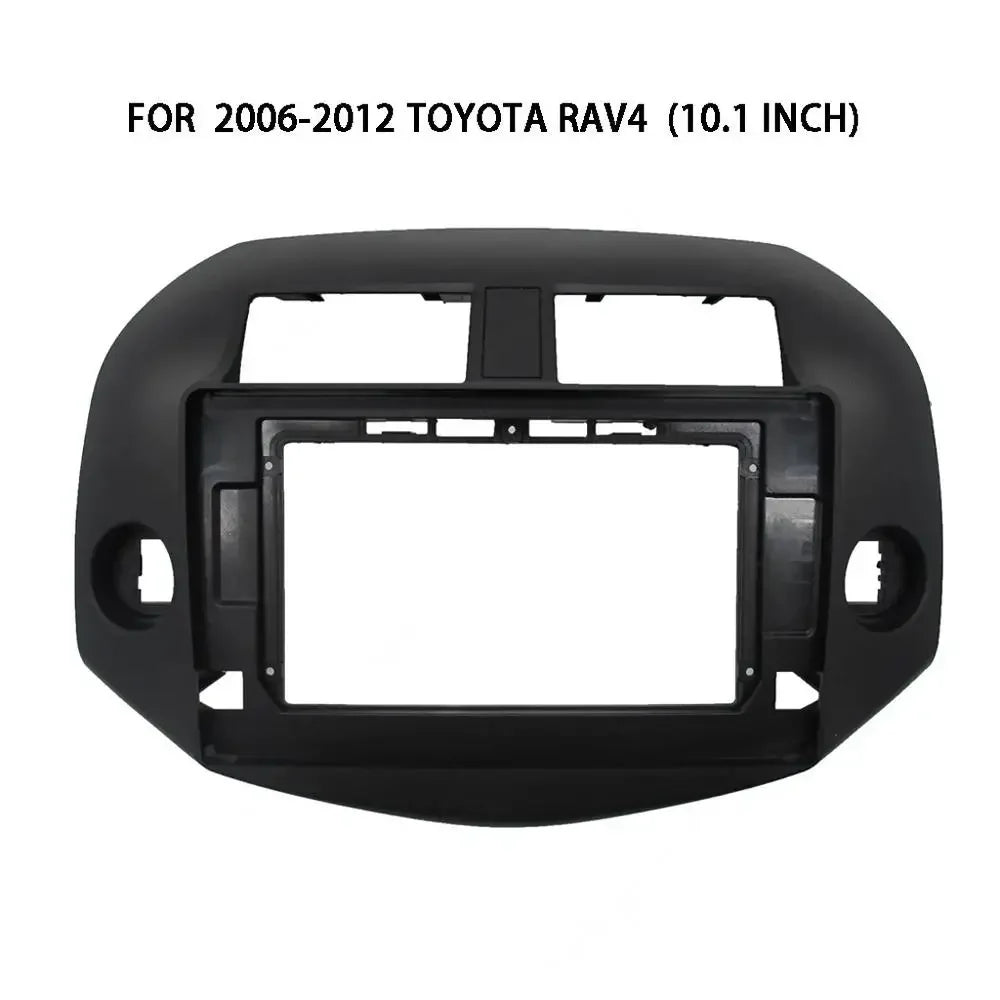 9Inch/10.1Inch  Car DVD Frame Audio Fitting Adaptor Dash Trim Kits Facia Panel For Toyota RAV4 2007-2012 Double Din Radio Player