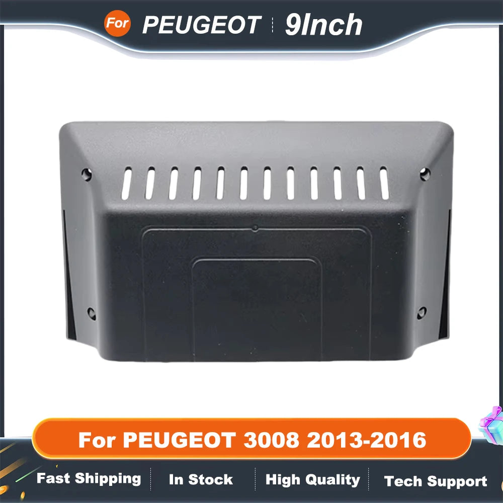 9 Inch Car Audio Fascia Panels For PEUGEOT 3008 2013-2016 Canbus Box Adapter Android Radio Dash Fitting Panel Kit