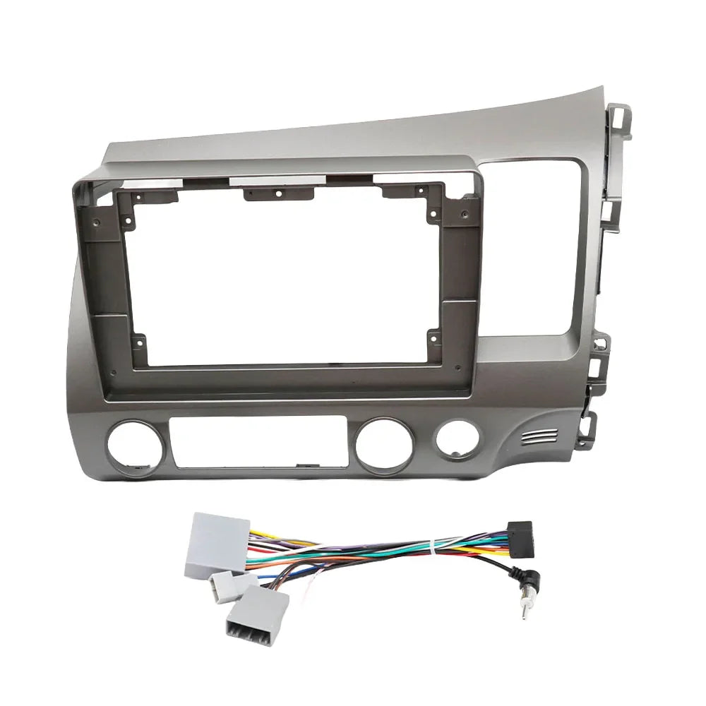 10.1 inch Car DVD Frame Audio Dash Trim Kits Facia Panel Radio Player screen 2 Din  For HONDA CIVIC 2006-2011 Left Stereo