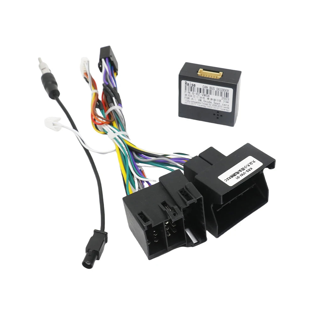 VW-RZ-08 G-RZ-VW58 Canbus Box for Android Volkswagen Skoda Seat Golf 5 6 Polo Passat Jetta Tiguan Touran Car Player Wiring Cable