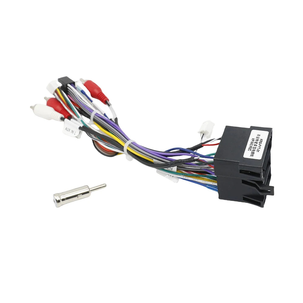 Canbus Box Decoder 16 Pin Car Android Wiring Harness for Fiat Doblo Punto Uno 500 Lancia Delta ISO Cable Adapter