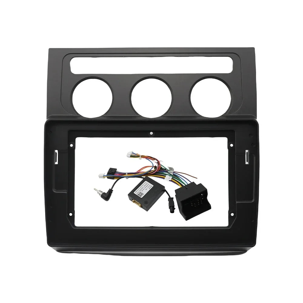 For 2004-2008 VOLKSWAGEN TOURAN (10.1INCH) Car Radio Fascias Android GPS MP5 Stereo Player 2 Din Head Unit Panel Dash Frame Inst