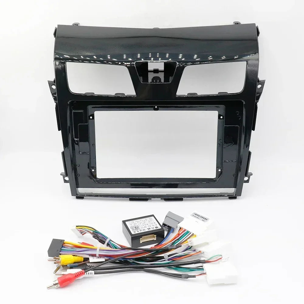 For Nissan Teana Altima 2013-2018 9/10 Inch Car Frame Fascia Adapter Canbus Box Decoder Android Radio Dash Fitting Panel Kit