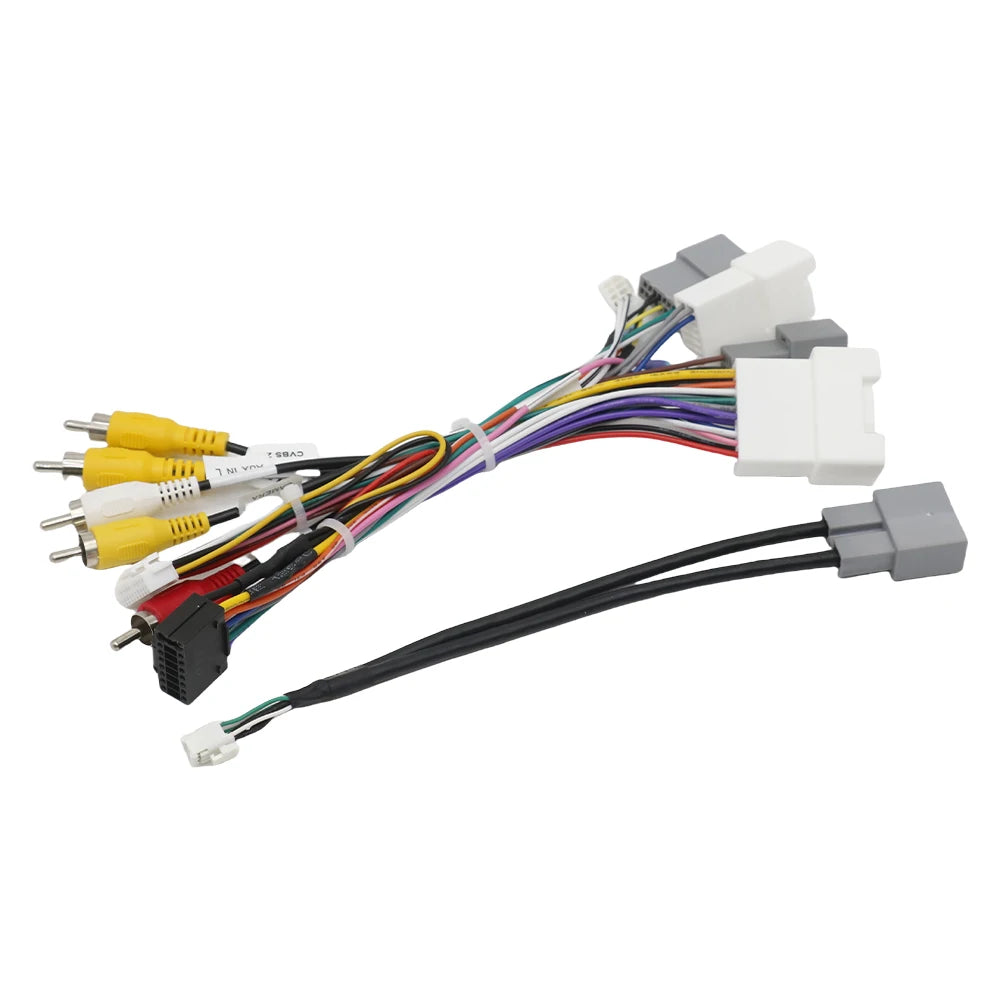 16pin Wiring Harness Adapter Canbus Box Decode for Mitsubishi Pajero Sport Android Radio Power Cabler