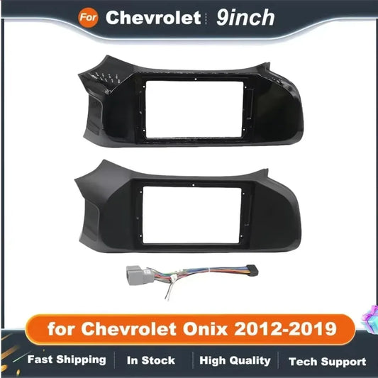 9 Inch 2Din Car Radio Frame for Chevrolet Onix 2012-2019 Installation DVD Big Screen Plastic Dash Mount Kit