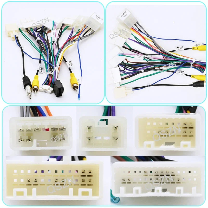 Canbus Box FT-RZ-01 FT-RZ-02 For Toyota Corolla/Camry/CHR /RAV4/ LAND CRUISER With Wiring Harness Power Cable Android Car Radio