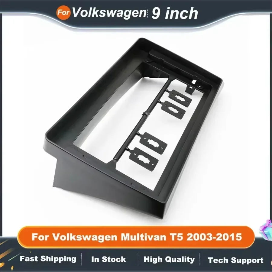9 Inch 2Din Car Radio Fascia For Volkswagen Multivan T5 2003-2015  Android  MP5 Player Stereo Panel