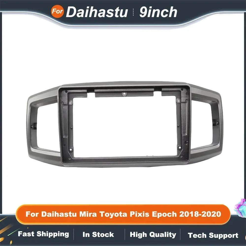 9 Inch Car Radio Frame Fitting Kit for DAIHATSU MIRA TOYOTA PIXIS EPOCH 2018-2020 Android Dash Panel Fascia Frame Adapter Kit