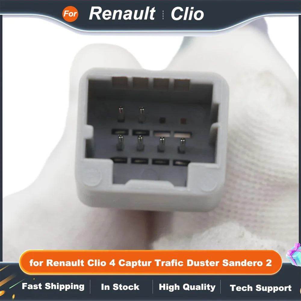 Wiring Harness CAN BUS Decoder 16 Pin Plug Connector Car Android Cable Adapter for Renault Clio 4 Captur Trafic Duster Sandero 2