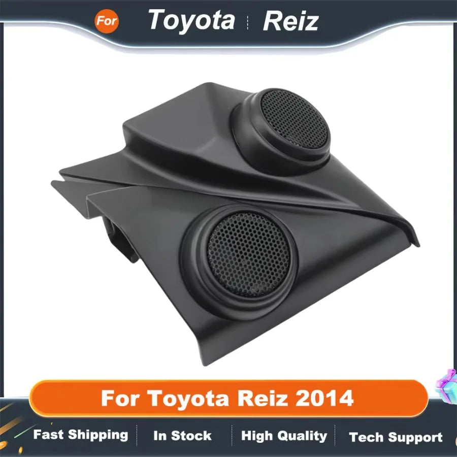 2PCS Car Tweeter Mounting Brackets for Toyota Reiz 2014  Door Angle Speaker Cover Boxes  Installation Kit