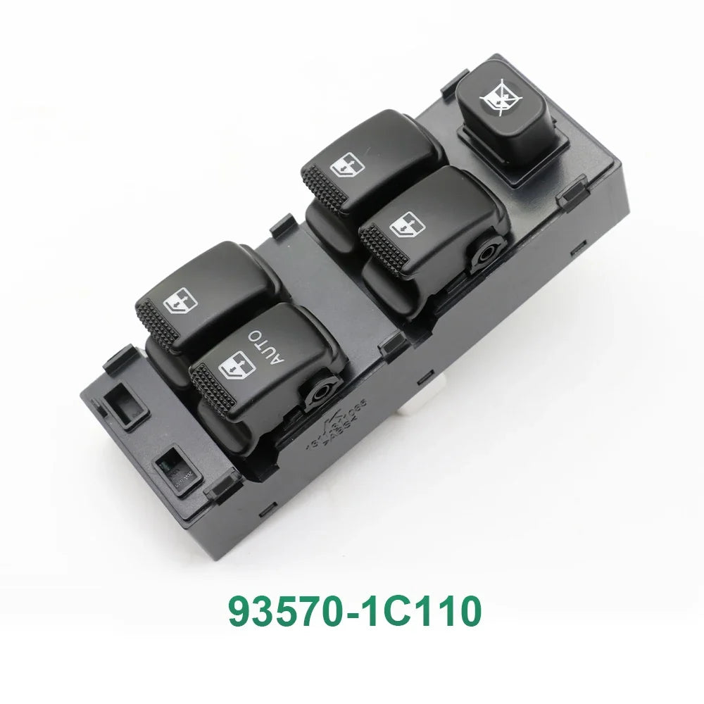for 2003-2011 Hyundai Getz Matrix for 2002-2005 Kia Carens Front Left Car Window Control Switch Auto Parts 93570-1C110