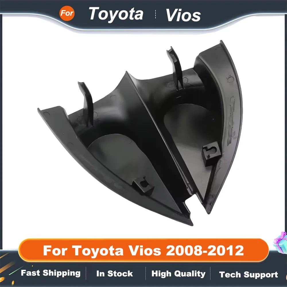 2PCS For Toyota Vios 2008-2012 Car Tweeter Refitting Audio Door Angle Gum Speaker Cover Boxes Mounts
