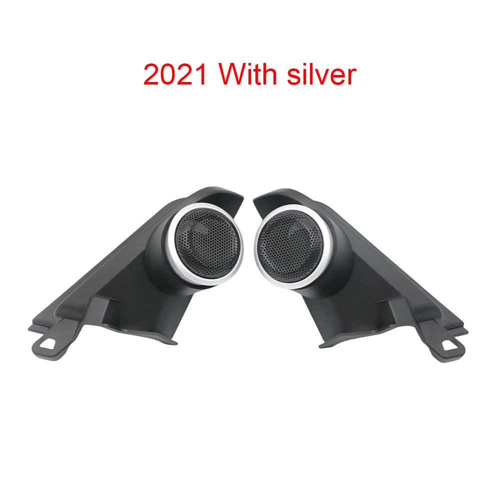For Honda Fit GK5/GR9 Jazz 2010-2021 2PCS Car Tweeter Refitting Audio Door Angle Gum Speaker Cover Boxes Mounts