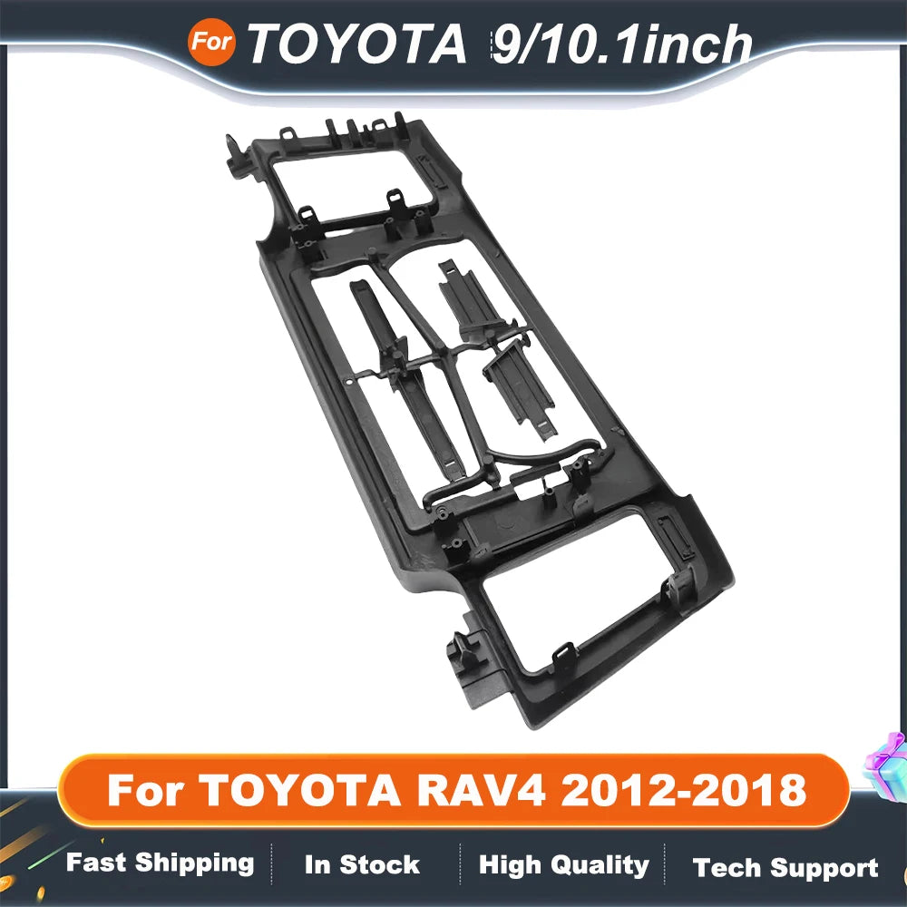 9Inch/10.1Inch Car Radio Fascias For TOYOTA RAV4 2012-2018 GPS MP5 Android Stereo Player 2 Din Head Unit Panel Dash Frame Trim