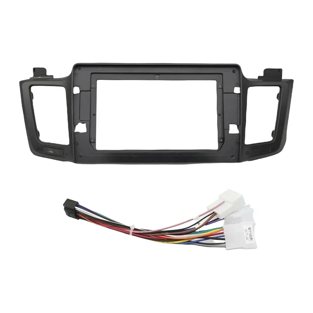 2 din auto accessories car radio fascia stereo panel dvd frame for Toyota RAV4 2013-2018