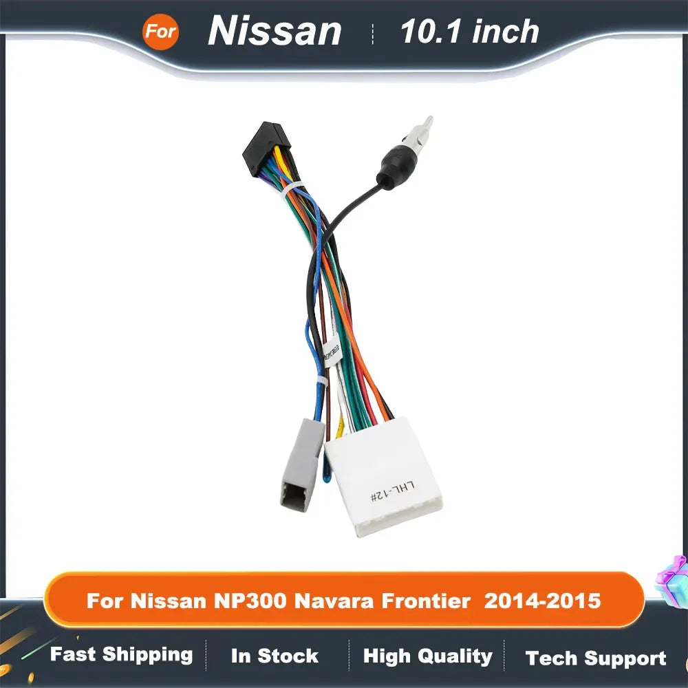 10.1 Inch Car Radio Fascia Frame for Nissan NP300 Navara Frontier Stereo DVD Player Installation Panel Bezel Kit