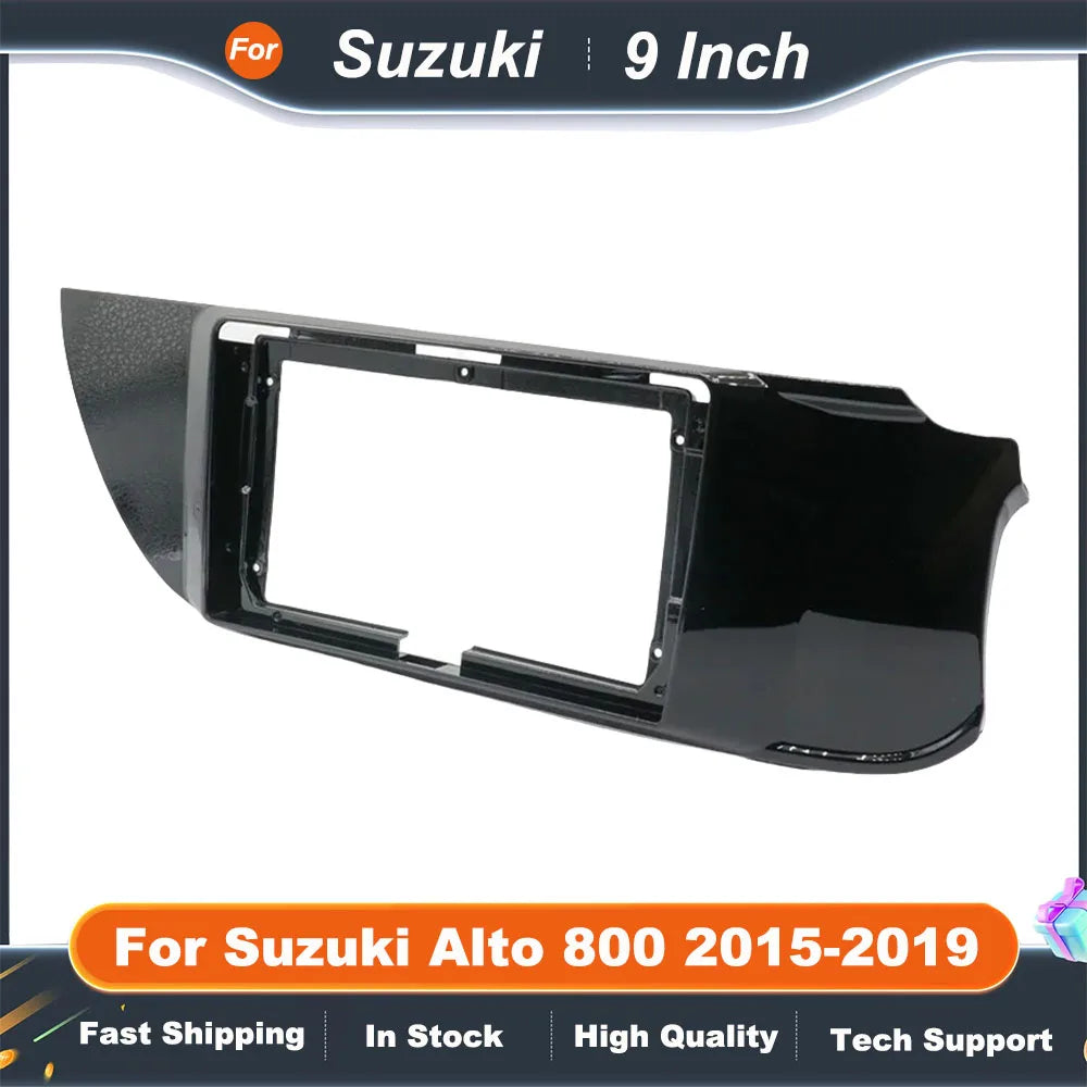 9 Inch Car Frame Fascia Adapter For Suzuki Alto 800 2015-2019 Android Radio Dash Fitting Panel Kit