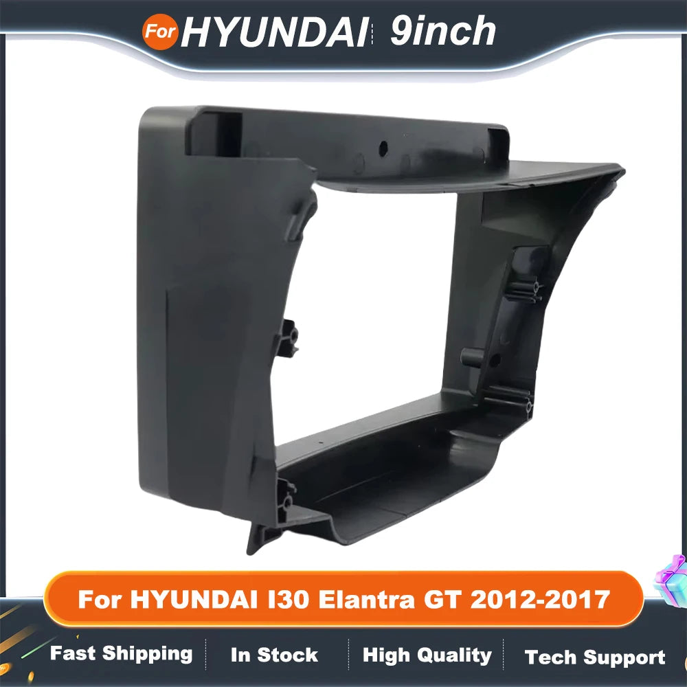 9 Inch car stereo frame For HYUNDAI I30 Elantra GT 2012-2017 Android MP5 GPS Stereo Player Head Unit Panel Casing Frame Kit