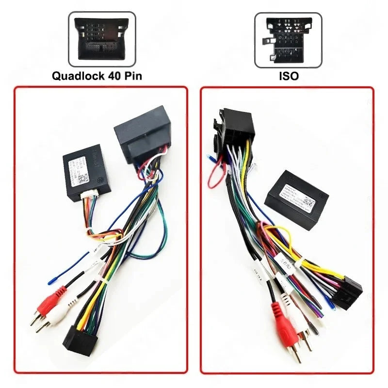 Dashboard Panel Frame for Audi A3 8P 2008 to 2012, Radio Wiring Harness Adapter, CAN Bus Decoder, for 2DIN 9" Android Multimedia