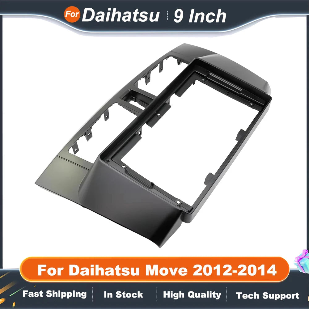 9 Inch Car Frame Fascia Adapte  For Daihatsu Move 2012-2014 Android Radio Dash Fitting Panel Kitr