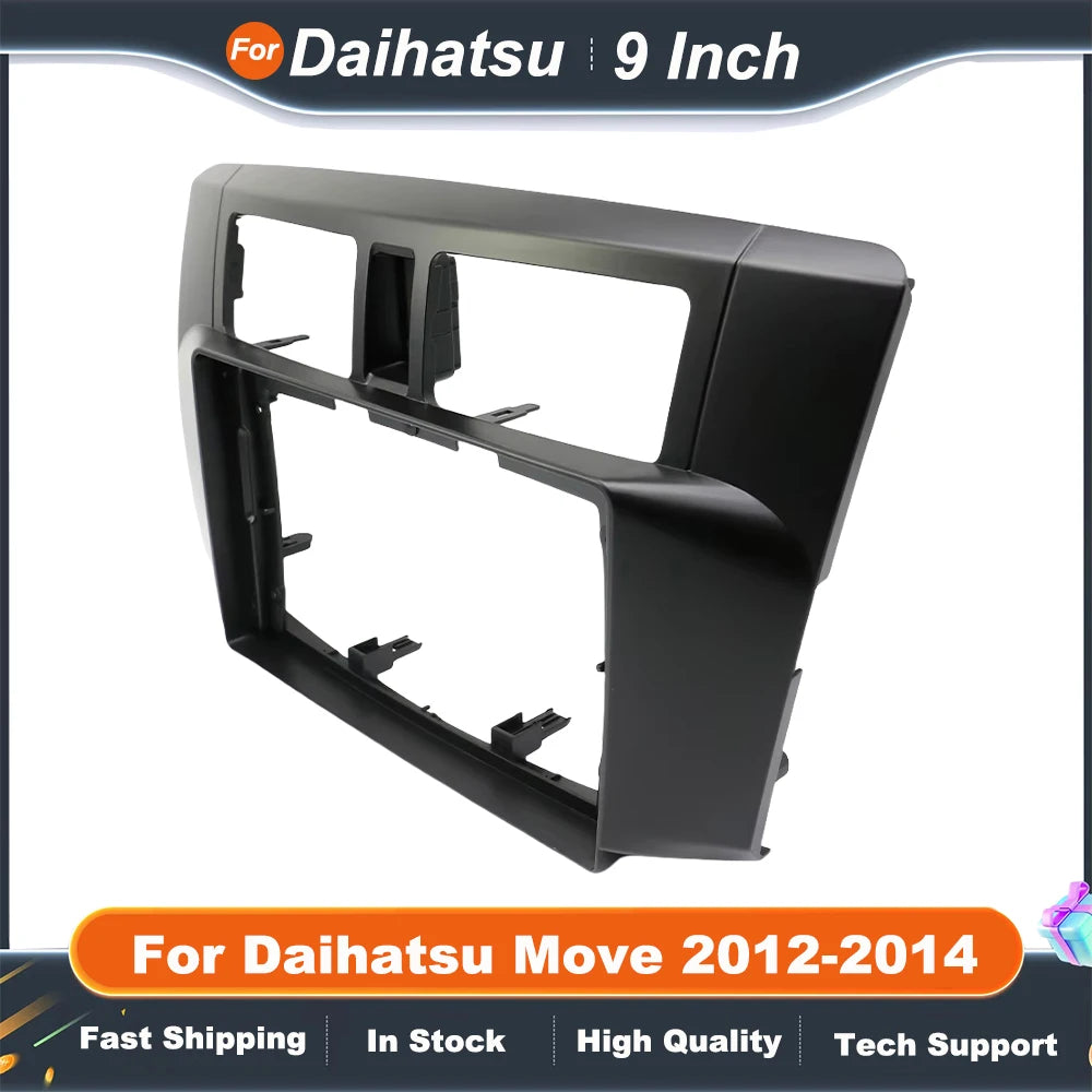 9 Inch Car Frame Fascia Adapte  For Daihatsu Move 2012-2014 Android Radio Dash Fitting Panel Kitr