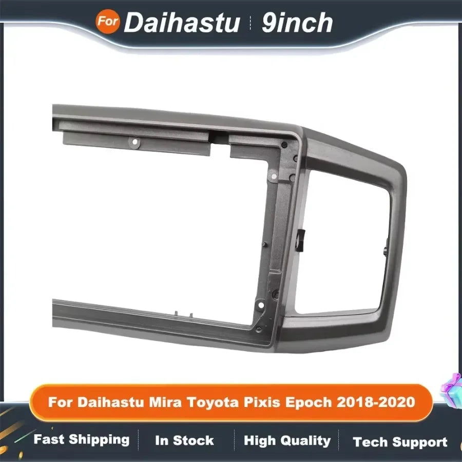 9 Inch Car Radio Frame Fitting Kit for DAIHATSU MIRA TOYOTA PIXIS EPOCH 2018-2020 Android Dash Panel Fascia Frame Adapter Kit