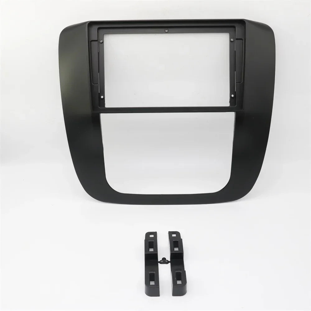 Car double din 9" Video Fascia Panel for GMC Yukon Chevrolet Tahoe Suburban Mahogany 2007-2012 Audio Multimedia Player Frame