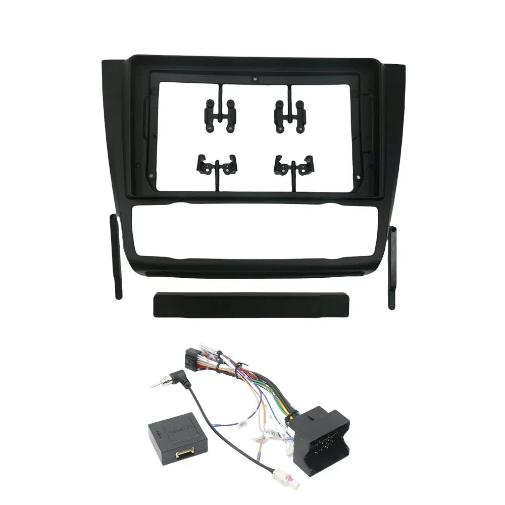 For BMW 1 Series E81 E82 E87 E88 2008-2012 Car Radio Fascias Installation Dash Frame 2 Din Panel DVD Gps Mp5 Android Player Trim