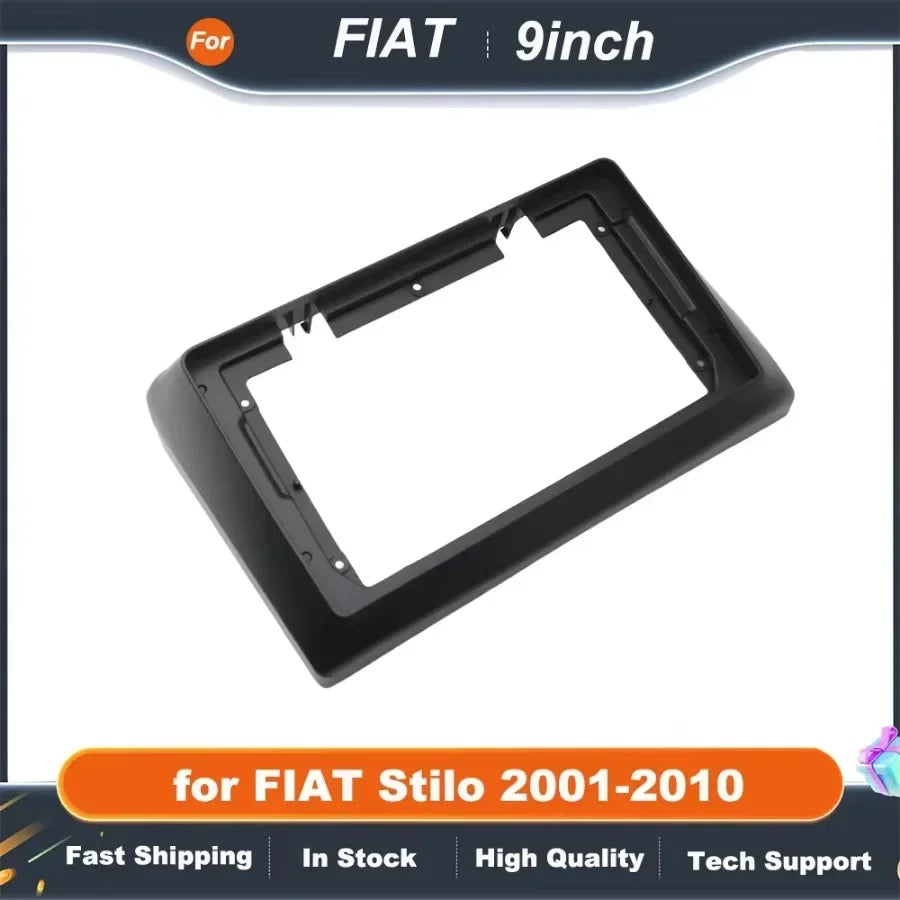 9 Inch 2Din Car Audio Fascia Panels For FIAT Stilo 2001-2010 DVD Stereo Frame Plate Adapter Mounting Dash Bezel Trim Kit