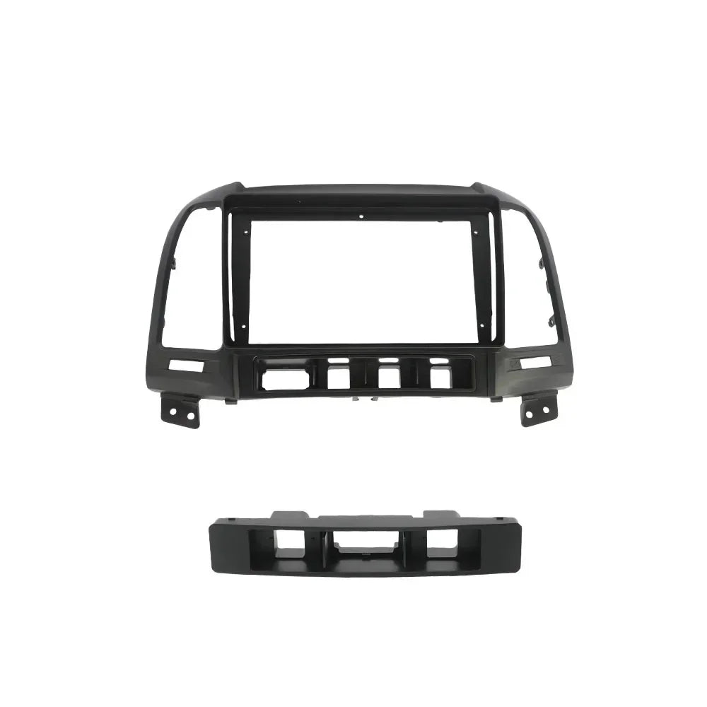 9 inch Car Radio Frame Fascia For Hyundai Santa Fe 2 006-01 DVD Trim Panel Dashboard Mount Kit  Din Installation Stereo