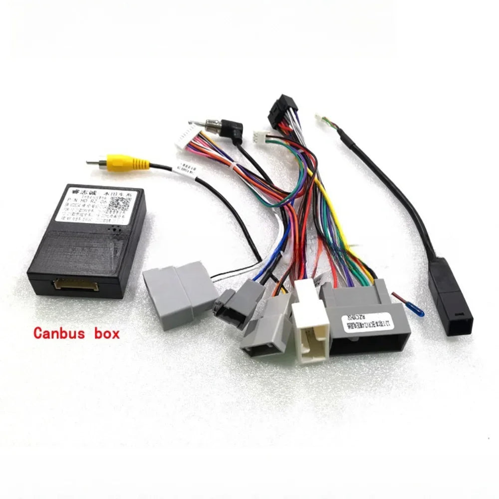 Android Car Radio Canbus BoxHD-RZ-06 Decoder Wiring Power Cable For Honda CRV 2.4 2012-2013 GPS 2 Din Multimedia Video Player