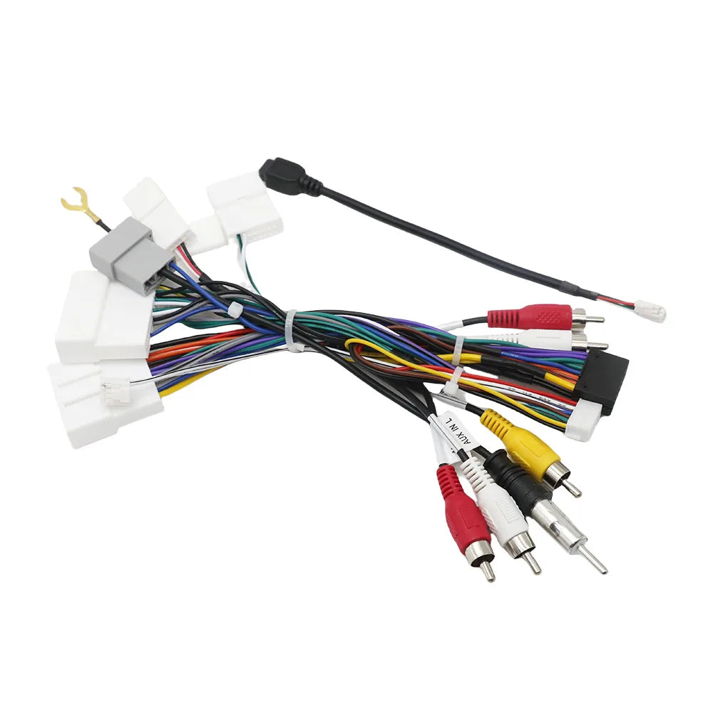 Car Radio Stereo Wiring Harness Cable Adapter For Nissan Murano Qashqai J10 J11 X Trail Tiida for SYLPHY / Terra/ Bluebird Kicks