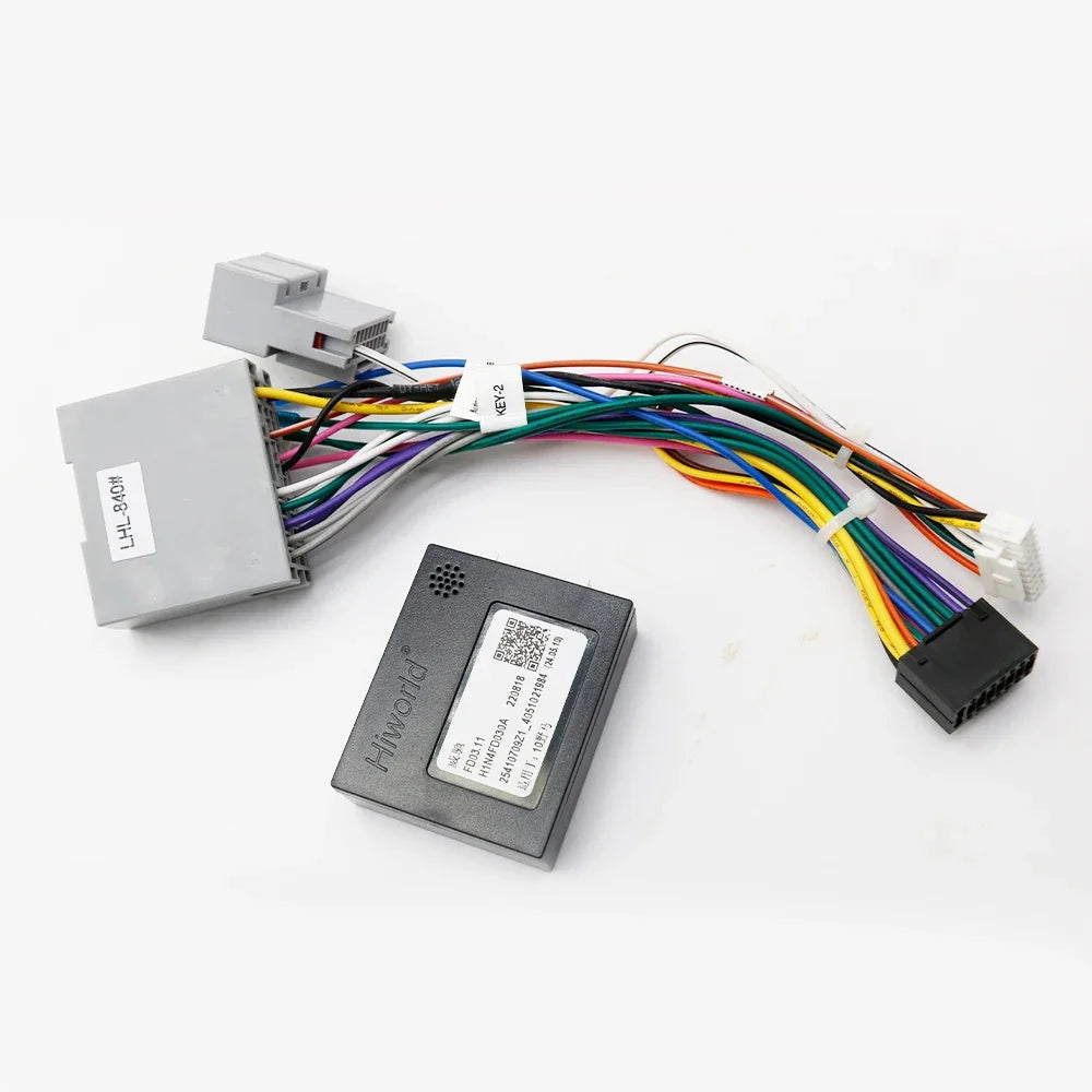 Car Wiring Harness Adapter For FORD 2010 MUSTANG POWER WIRE  Android Radio Power Cable With Canbus Box