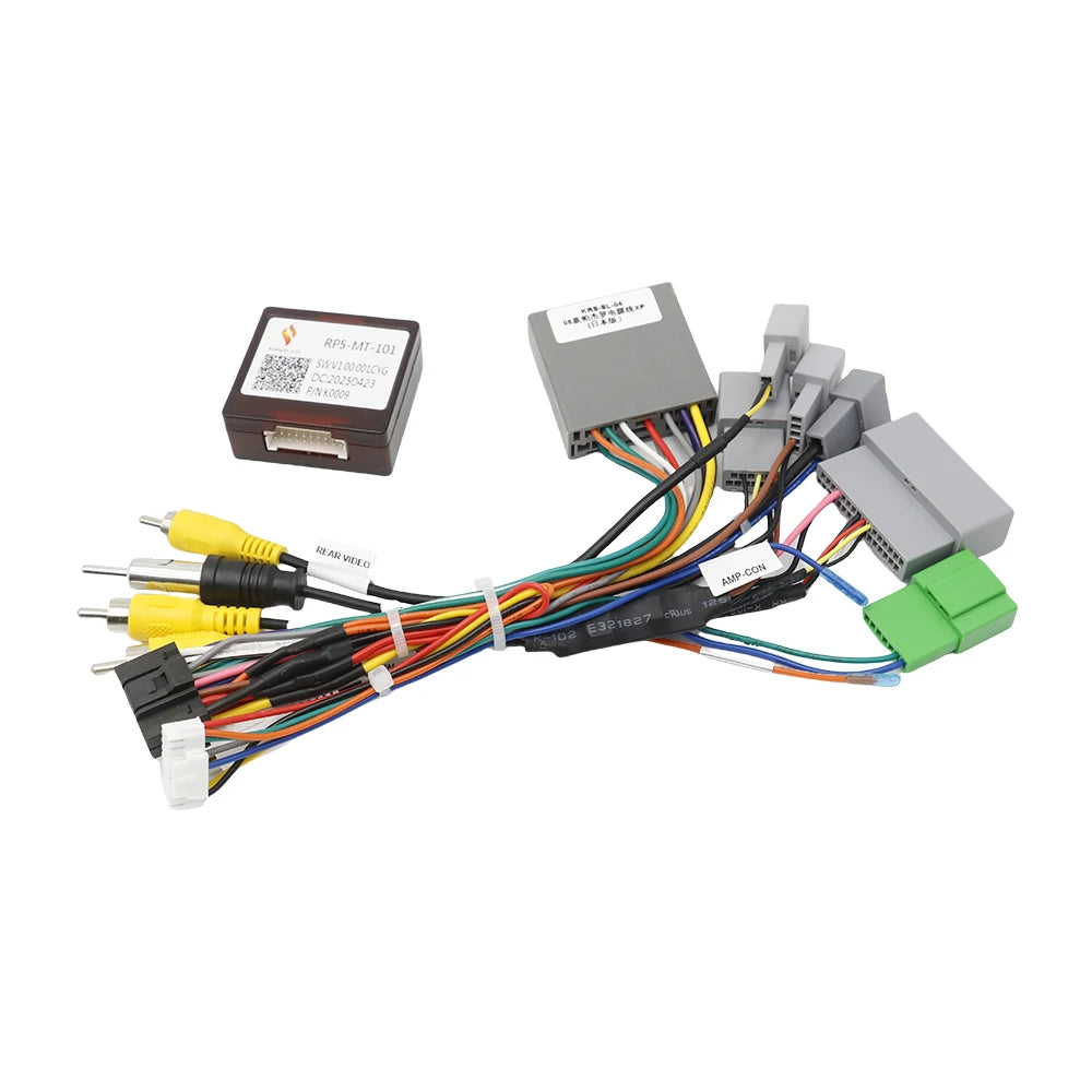 16Pin Car Wiring Harness Adapter For Mitsubishi Pajero V97 V73 V60 ASX Outlander RP5-MT-101 Canbus Box Decoder