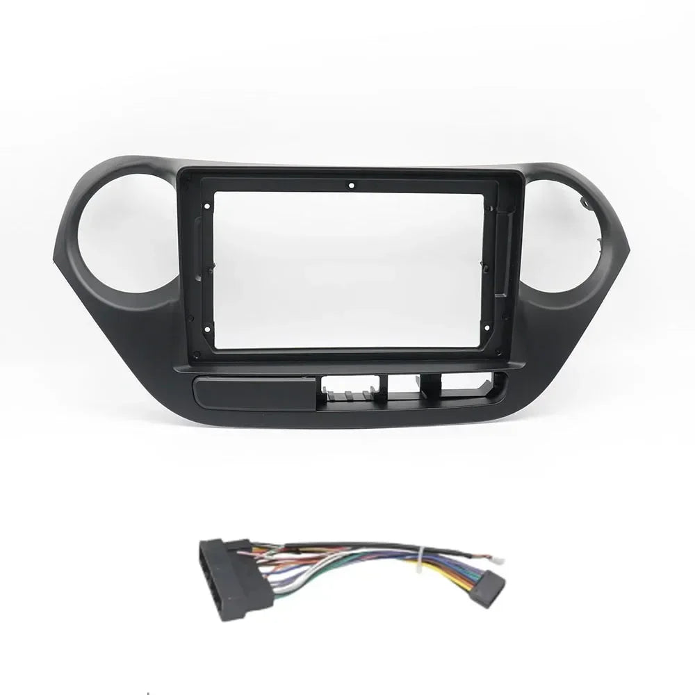 For HYUNDAI I10 2014~2017(9INCH) Car Radio Fascias Android GPS MP5 Stereo Player 2 Din Head Unit Panel Dash Frame Installation