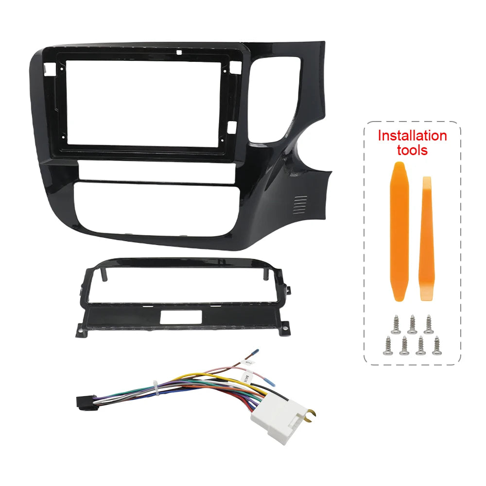 9 Inch Dvd Player Panel Radio Head Unit Stereo for Mitsubishi Outlander 3 RHD 2012-2018 Car Android Frames