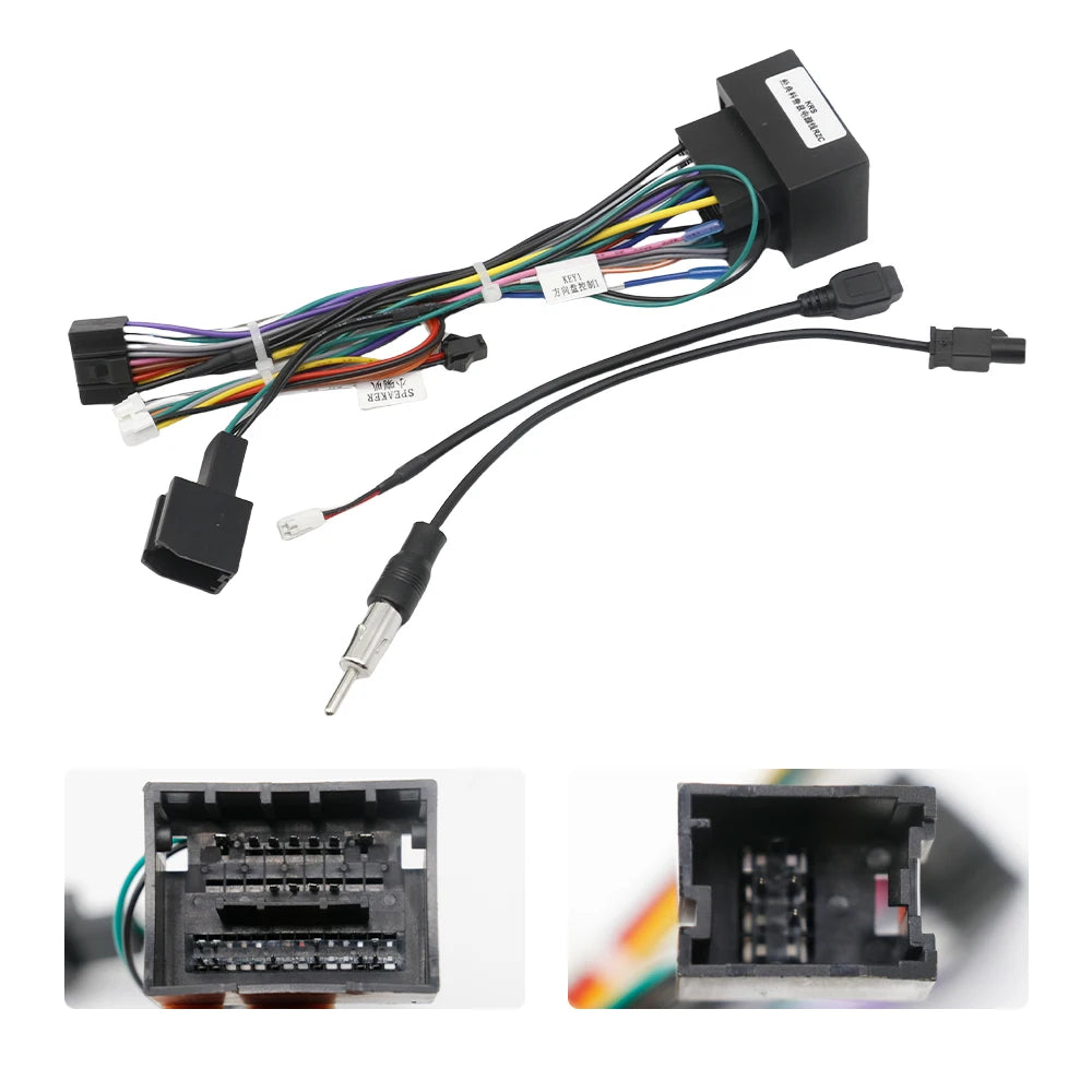 16 Pin Connector Android Cable for Chevrolet Cruze Spark Malibu Onix Aveo Zafira Insignia with Canbus Wiring Harness Adapter