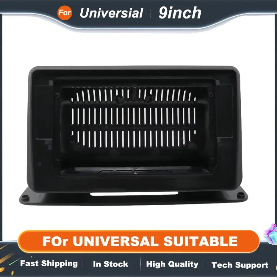 9/10 Inch Universal Car Truck Frame Radio Android MP5 Player Casing Frame 2Din Head Unit Fascia Dash Cover Panel