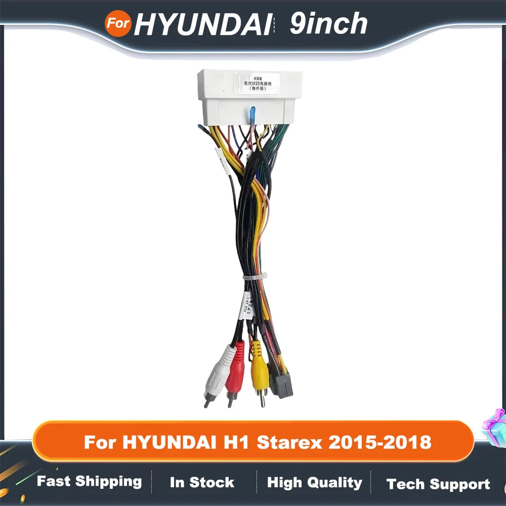 9 Inch 2 Din Car DVD Frame For HYUNDAI H1 Starex 2015-2018 Audio Dash Trim Kits