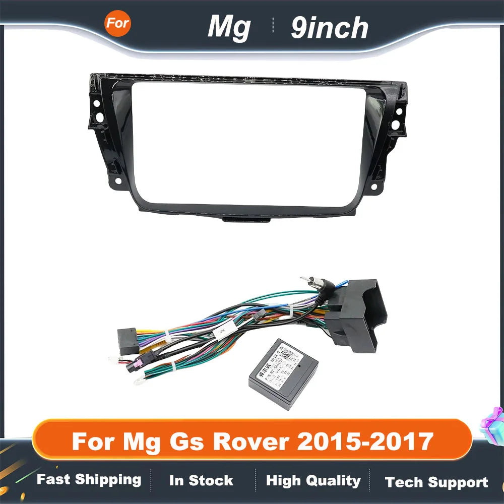 9 Inch Car Frame Fascia Adapter For Mg Gs Rover 2015-2017 Canbus Box Decoder Android Radio Audio Dash Fitting Panel Kit