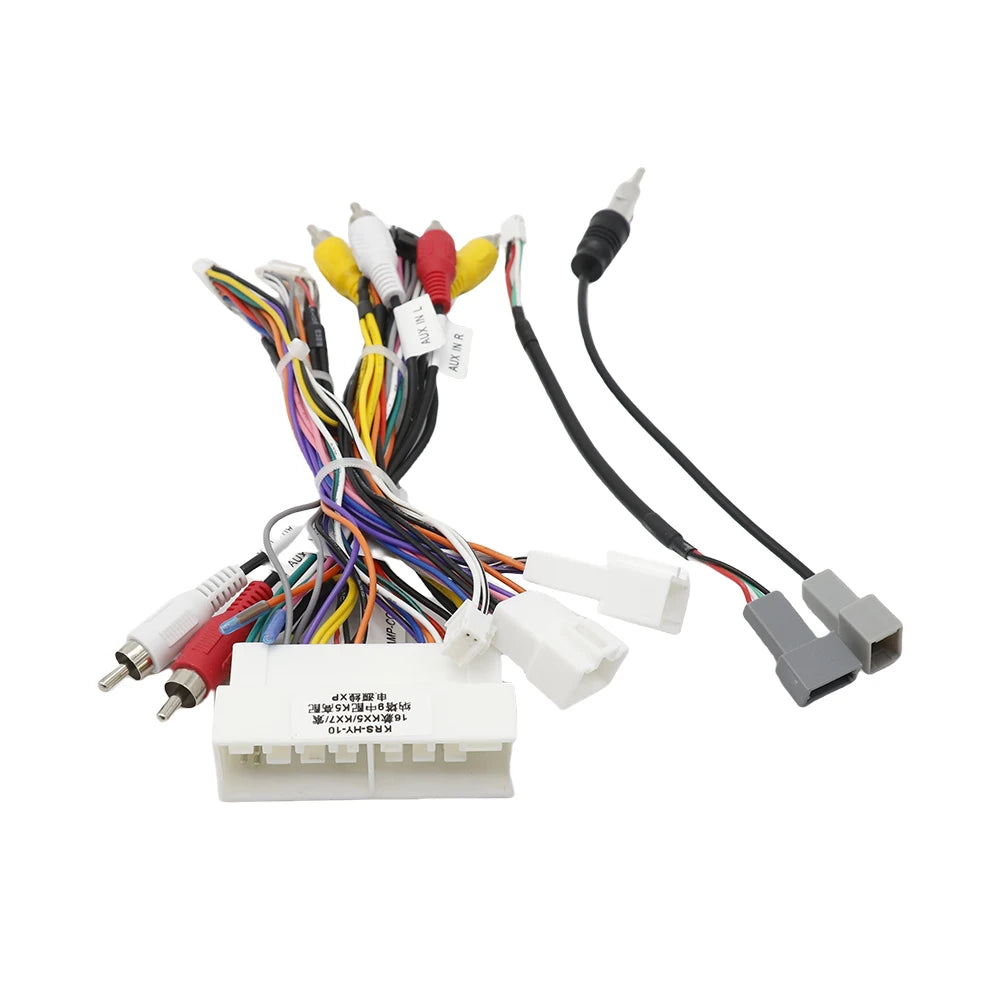 16Pin Wiring Harness Adapter For KIA SPORTAGE KX-5 Car Radio Power Cable Adapter